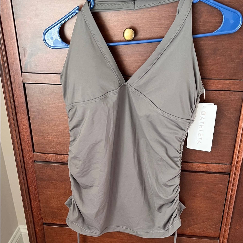 Athleta Charcoal Swim Takini